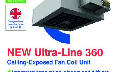 Diffusion Launches New Ultra-Line 360 Fan Coil Unit